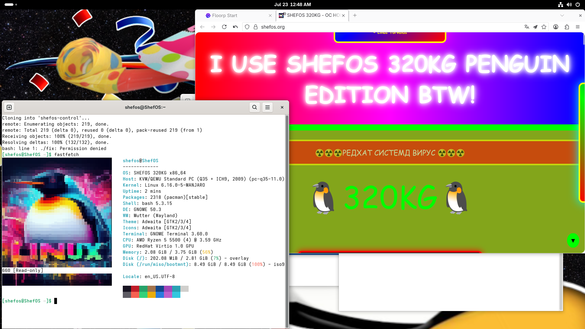 ShefOS Скриншот 2